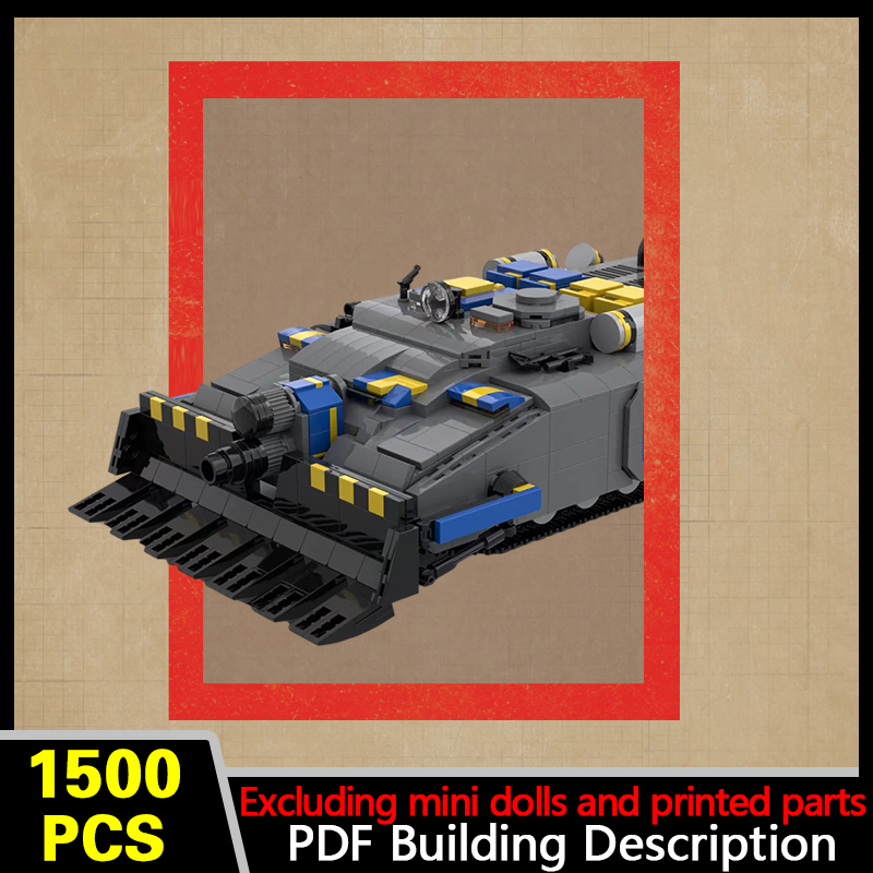 Heavy Equipment Armor - Modèle de Véhicule Blindé Lourd MOC,