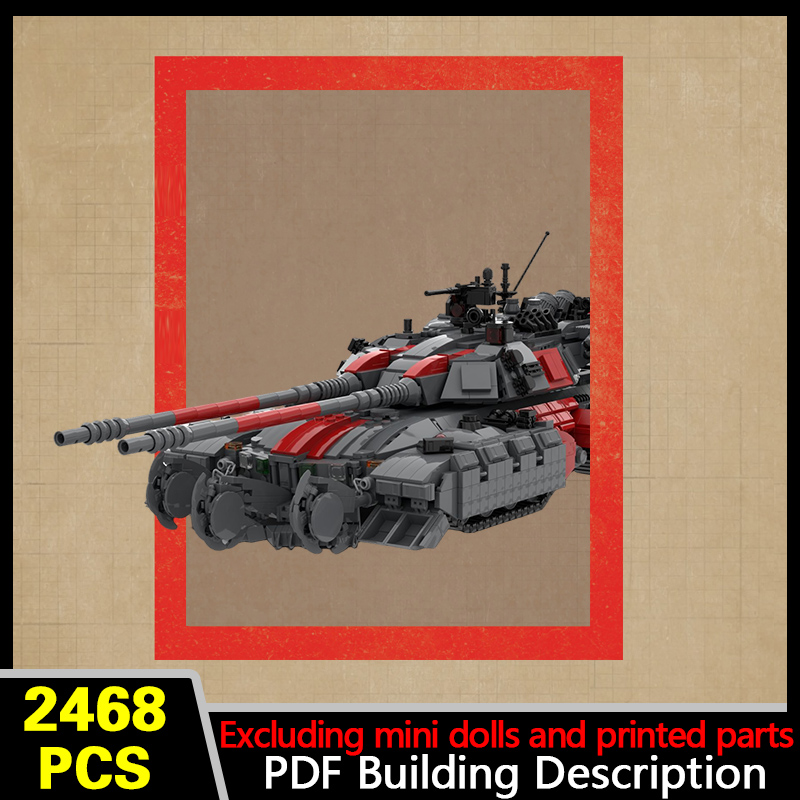 Heavy Equipment Armor - Modèle de char blindé lourd MOC,