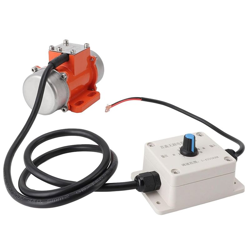 Concrete Screed Vibrator - Moteur vibrant 12V en alliage d'aluminium,