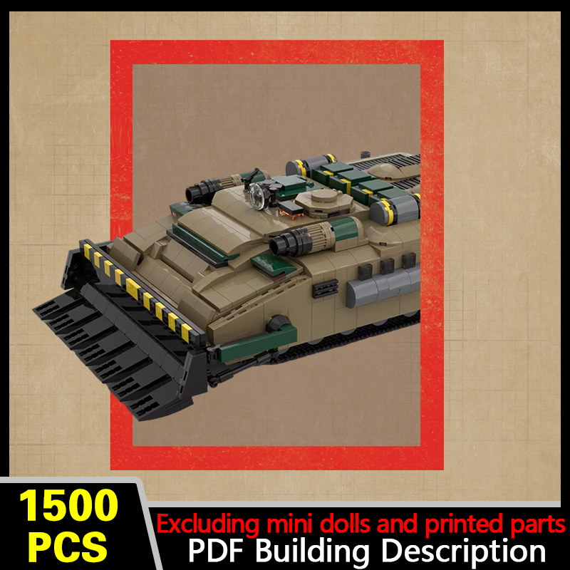 Heavy Equipment Armor - Modèle de véhicule blindé lourd MOC,